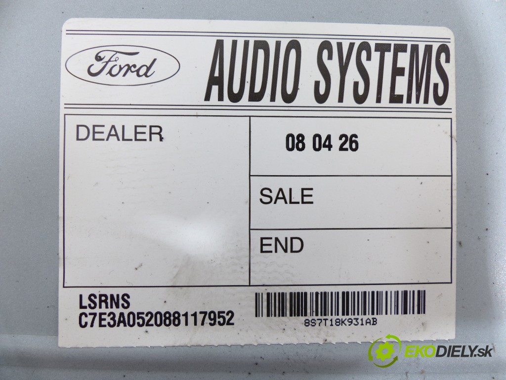 radio  Ford Mondeo Mk4 07-14       0