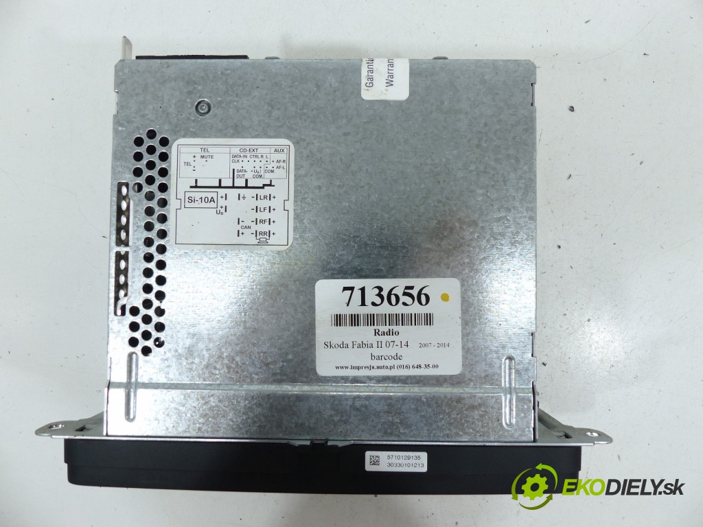 radio  Skoda Fabia II 07-14       0