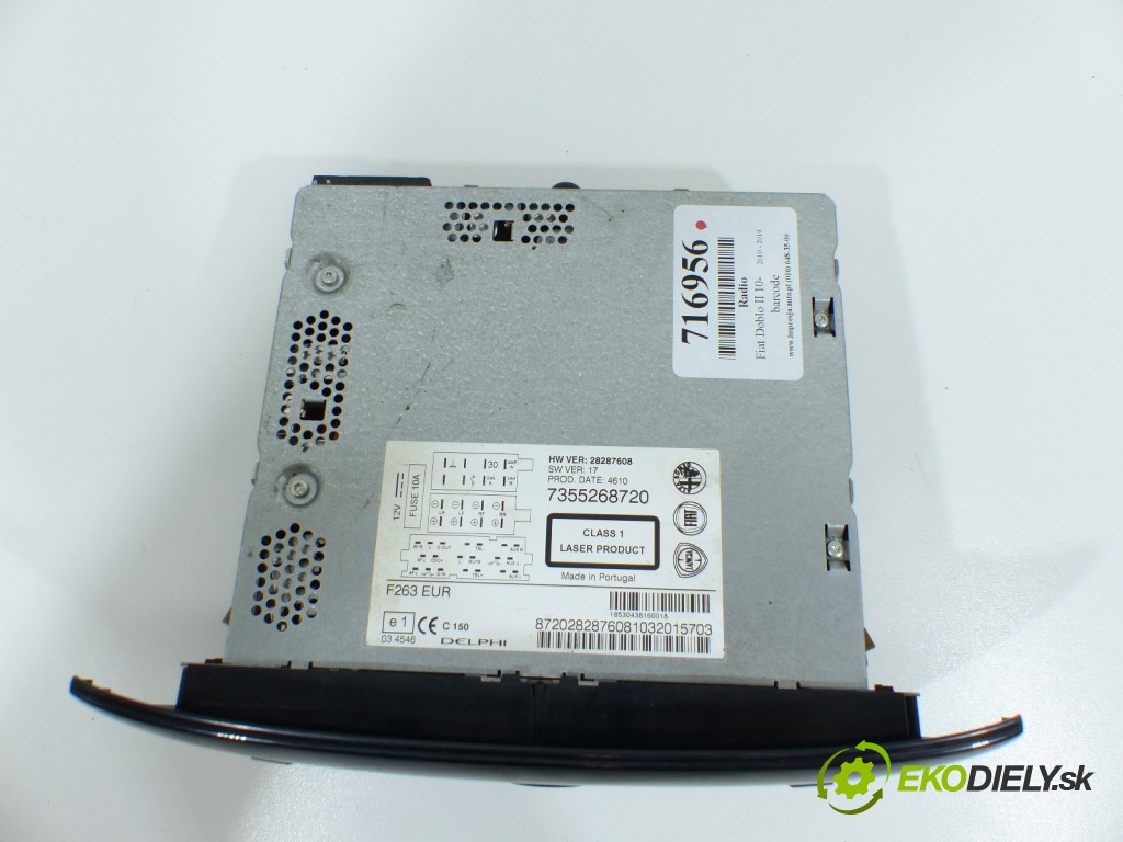 radio  Fiat Doblo II 10-       0