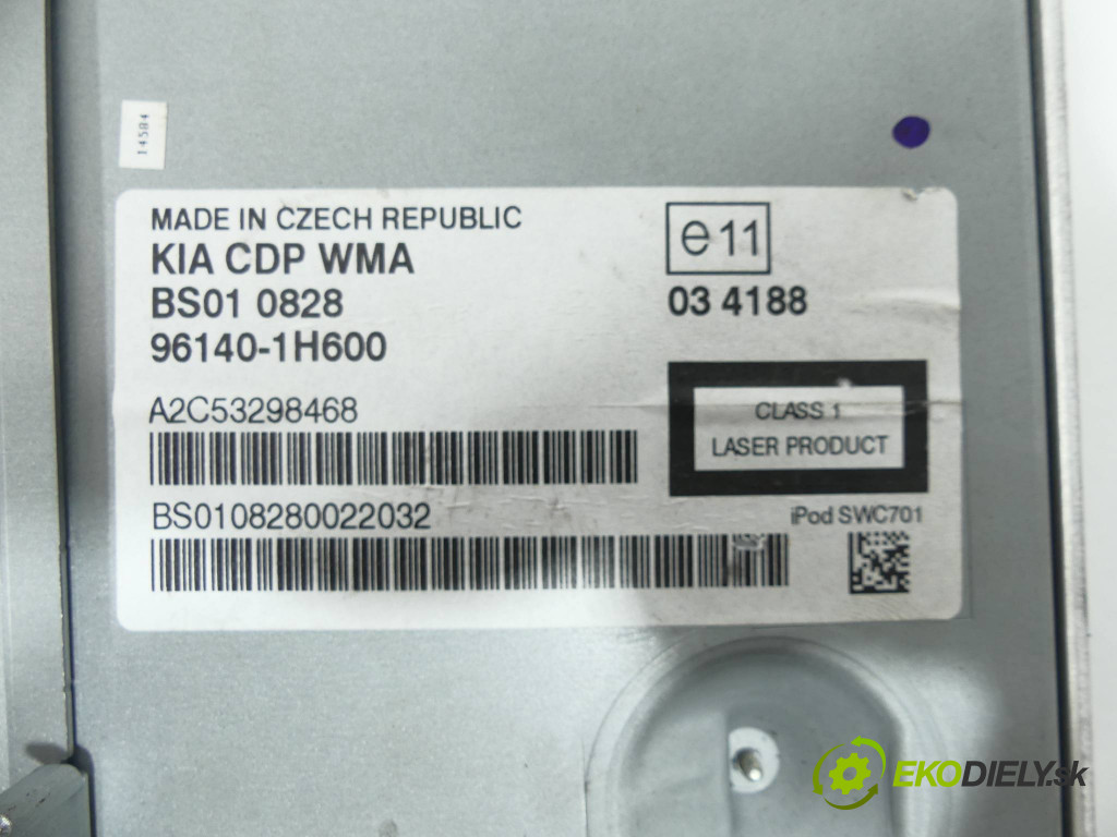 Kia Ceed I 06-12       0  radio