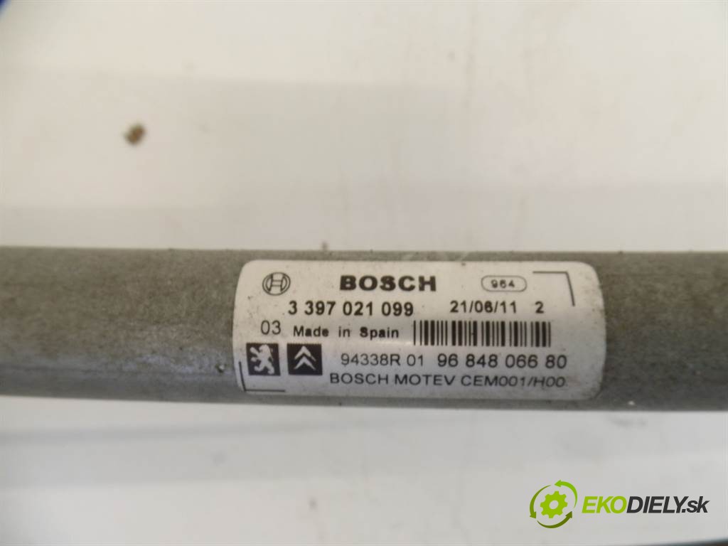 mechanizmus stieračov predný 3397021099 Peugeot 308 LIFT       0
