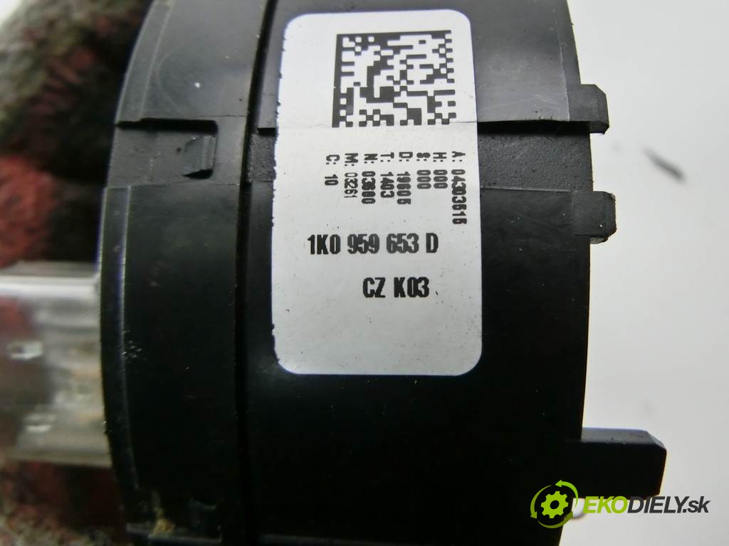 kroužek slimák airbag 1K0959653D Audi A3 8P       0