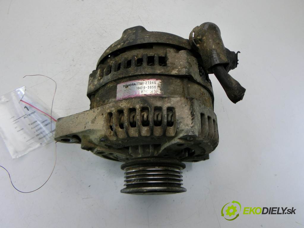 Toyota Avensis Verso   2.0D4D 116HP 01-09     alternátor  org. čis. 27060-27040