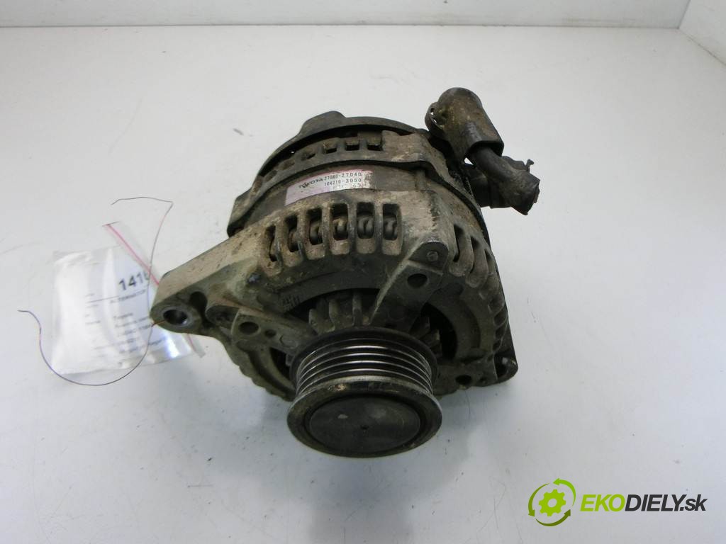 Toyota Avensis Verso   2.0D4D 116HP 01-09     alternátor  org. čis. 27060-27040