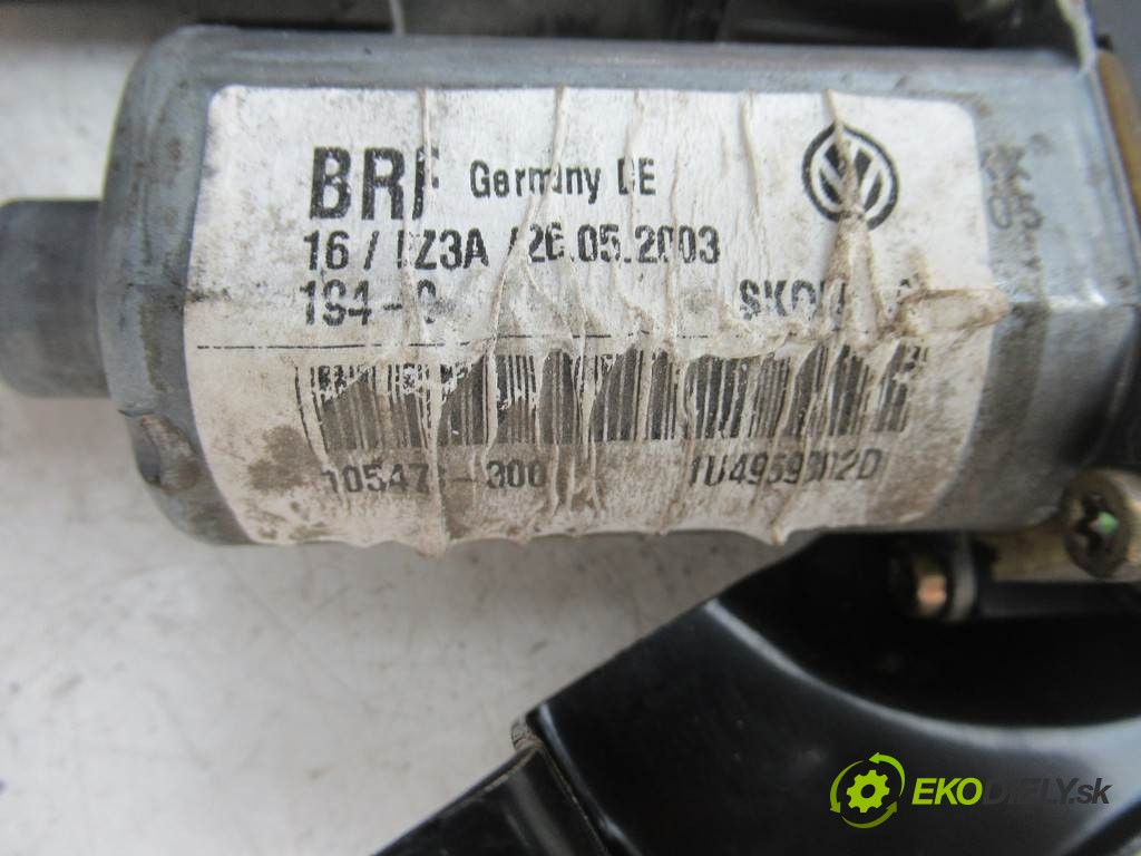 mechanismus okna přední část pravý 1U4959802D Skoda Octavia I LIFT       0
