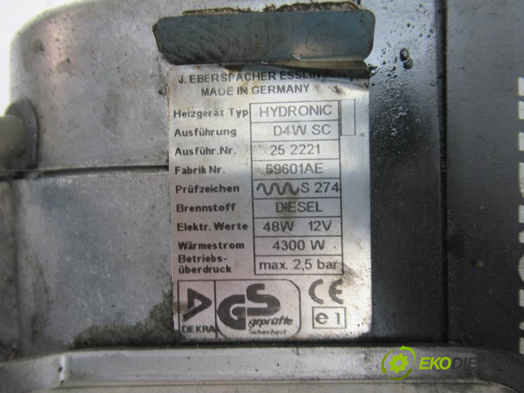 Volkswagen Passat B5 FL       0  webasto D4WSC