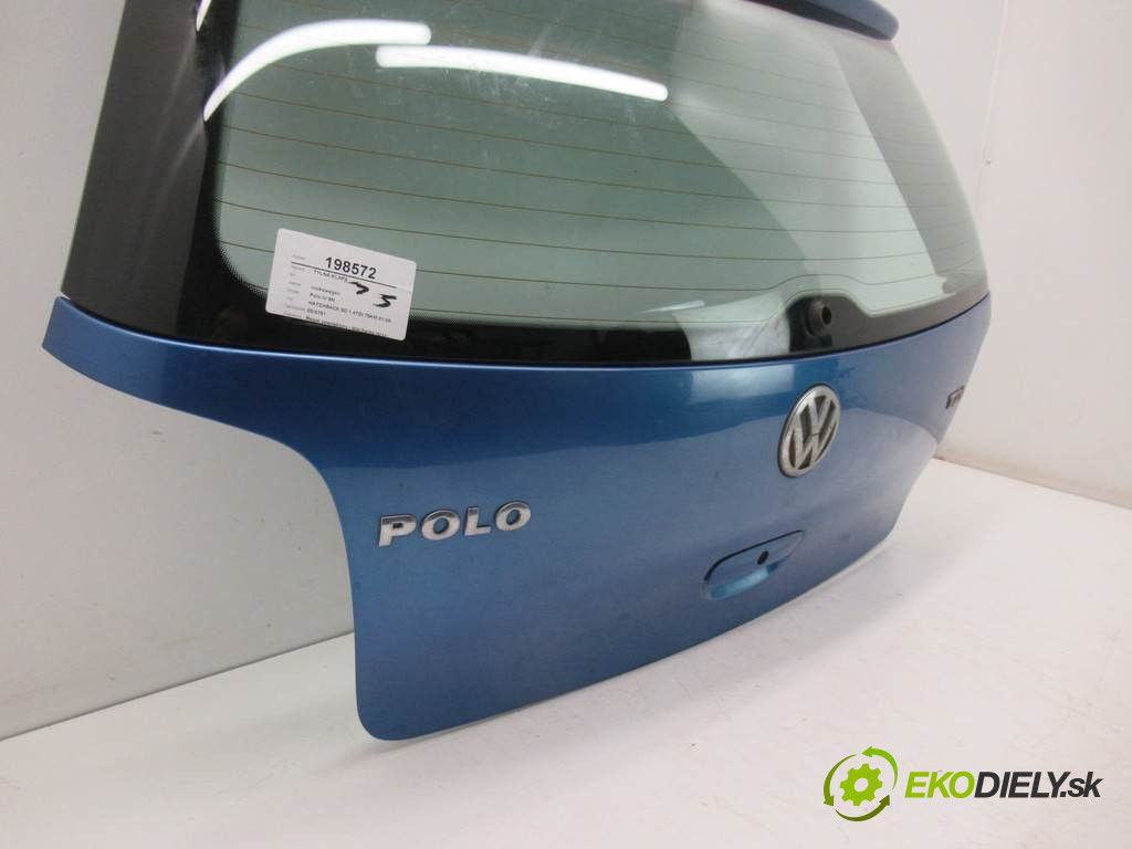 Volkswagen Polo IV 9N       0  zadní část kapota