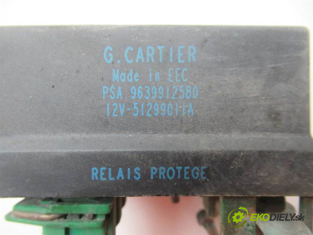 Peugeot 307       0  relé sviečok žhavenia 9639912580