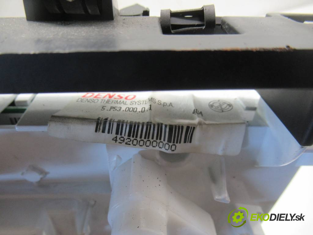 Fiat Punto Evo       0  panel ovládania kúrenia