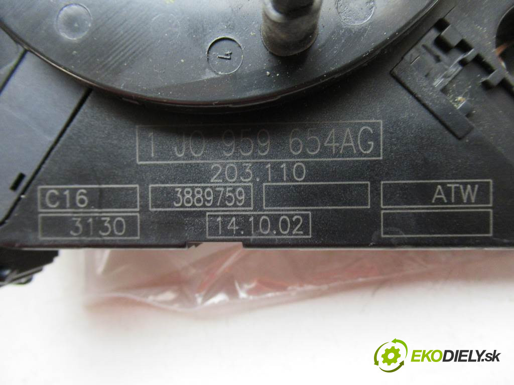 Audi A3 8L FL       0  kroužek slimák airbag 1J0959654AG