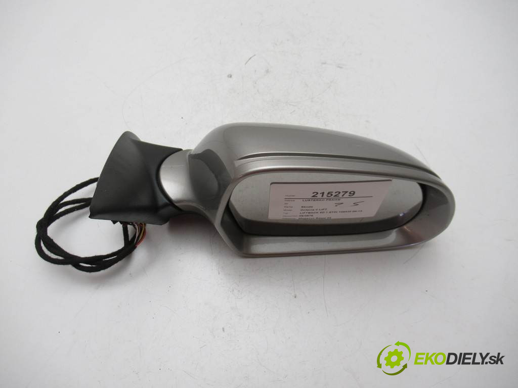 Skoda Octavia II LIFT       0  spätné zrkadlo pravé