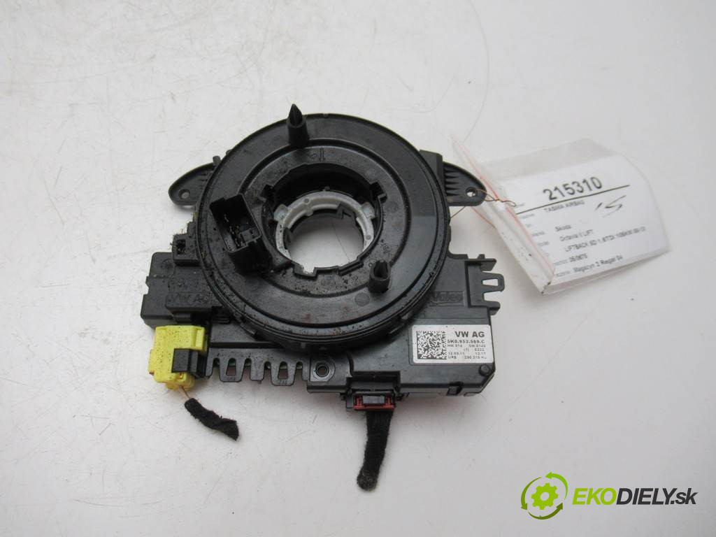 Skoda Octavia II LIFT       0  krúžok, slimák airbag 5K0953569C