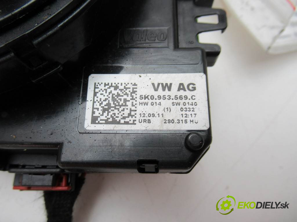 Skoda Octavia II LIFT       0  krúžok, slimák airbag 5K0953569C