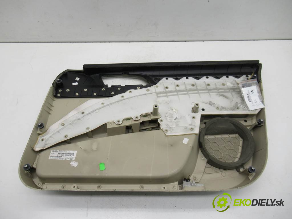 Skoda Superb II       0  ča dveře přední část levý tapacír