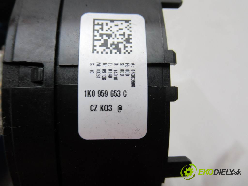 Skoda Superb II       0  kroužek slimák airbag 1K0959653C
