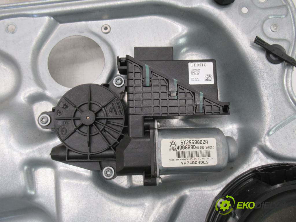 Volkswagen Polo IV 9N LIFT       0  mechanismus okna přední část levý 6Y2959802A