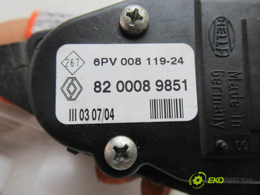 Renault Clio II LIFT       0  potenciometer plynového pedálu 8200089851