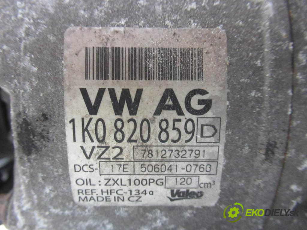 Skoda Octavia II       0  kompresor klimatizácie 1K0820859D