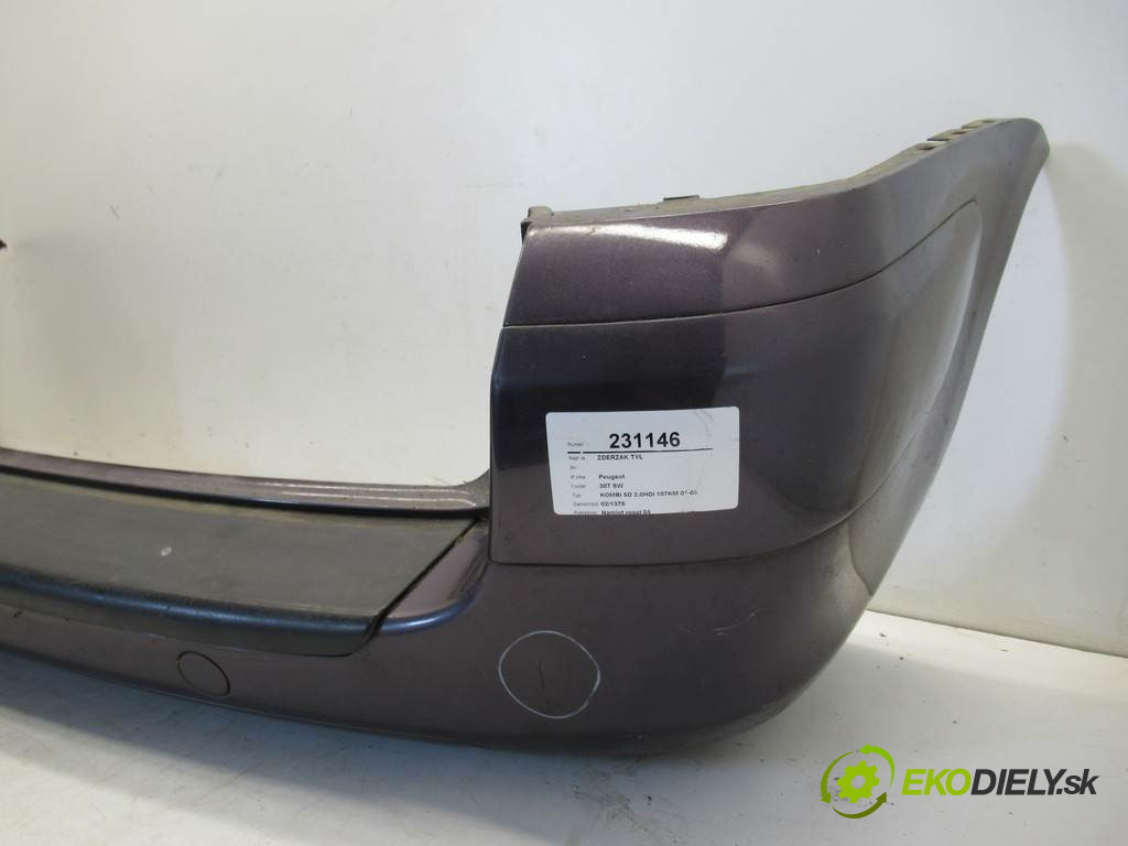 Peugeot 307 SW       0  nárazník zadní část