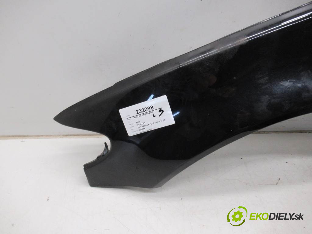 BMW 3 E46 LIFT       0  blatník predný ľavy