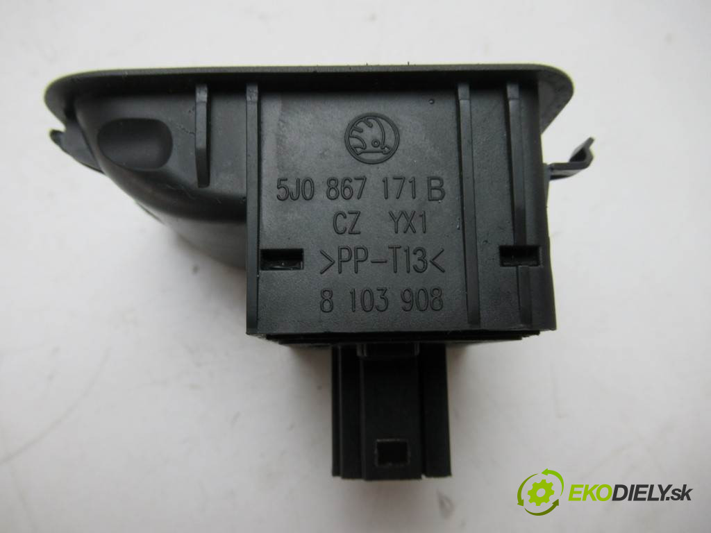 Skoda Fabia II       0  přepínač oken 5J0867171B