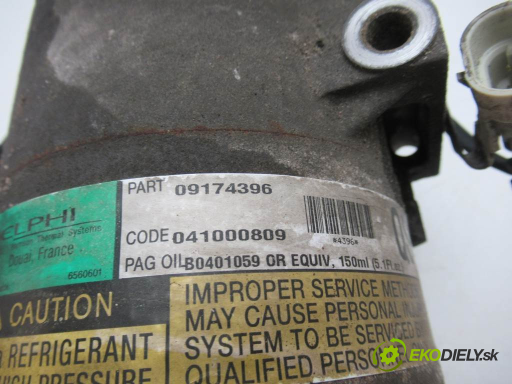 Opel Astra G       0  kompresor klimatizace 09174396
