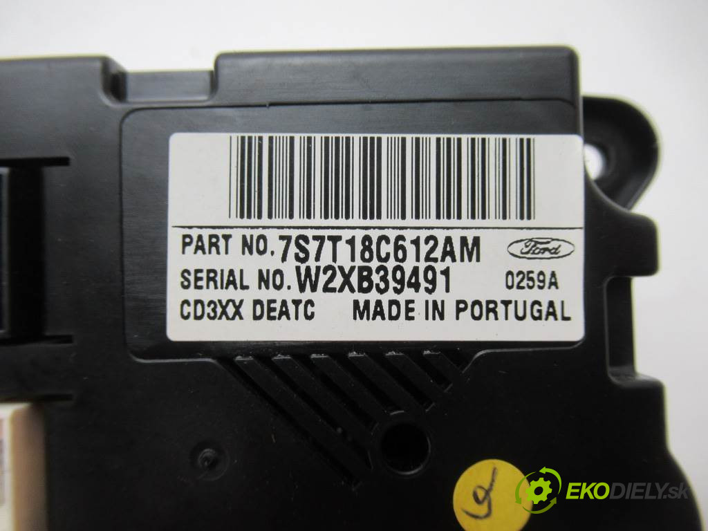 Ford Mondeo Mk4       0  panel ovládaní topení 7S7T18C612AM