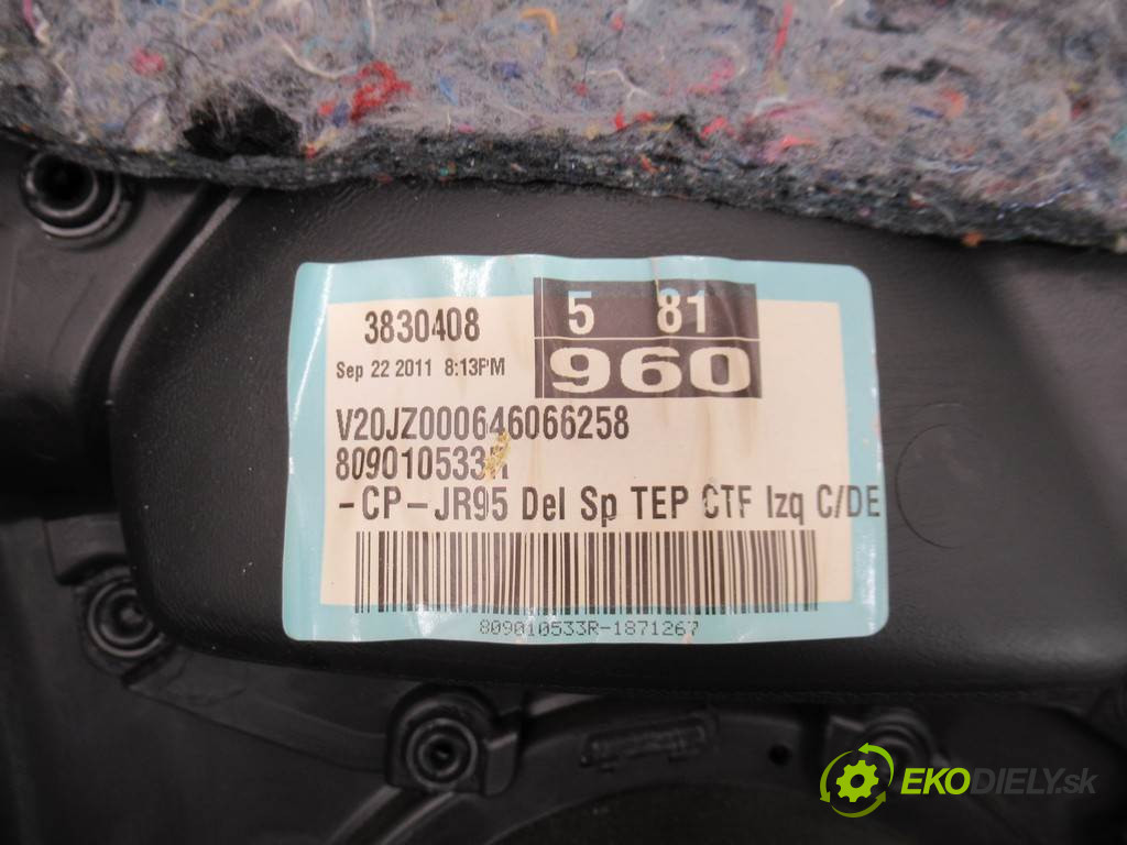 Renault Scenic III       0  čalúnenie dvere predný ľavy tapacír