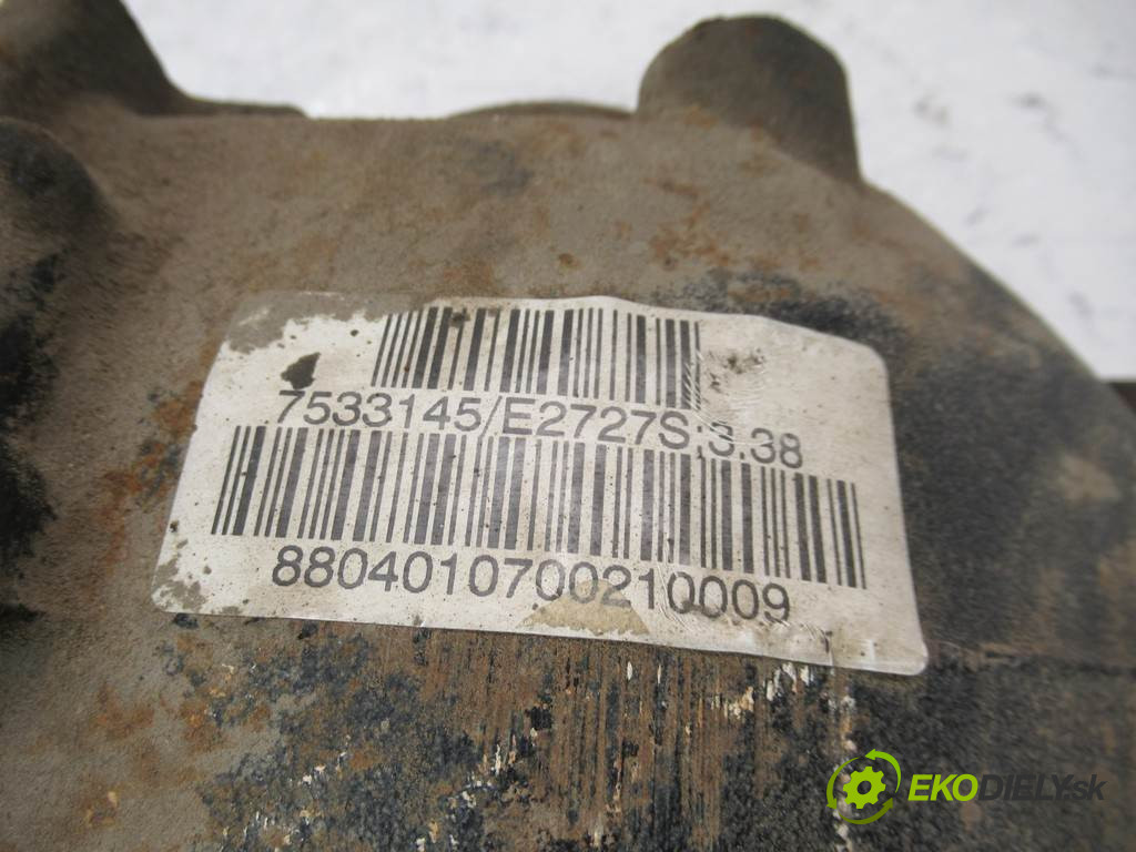 BMW 3 E46 LIFT       0  most zadní část diferenciál 3.38