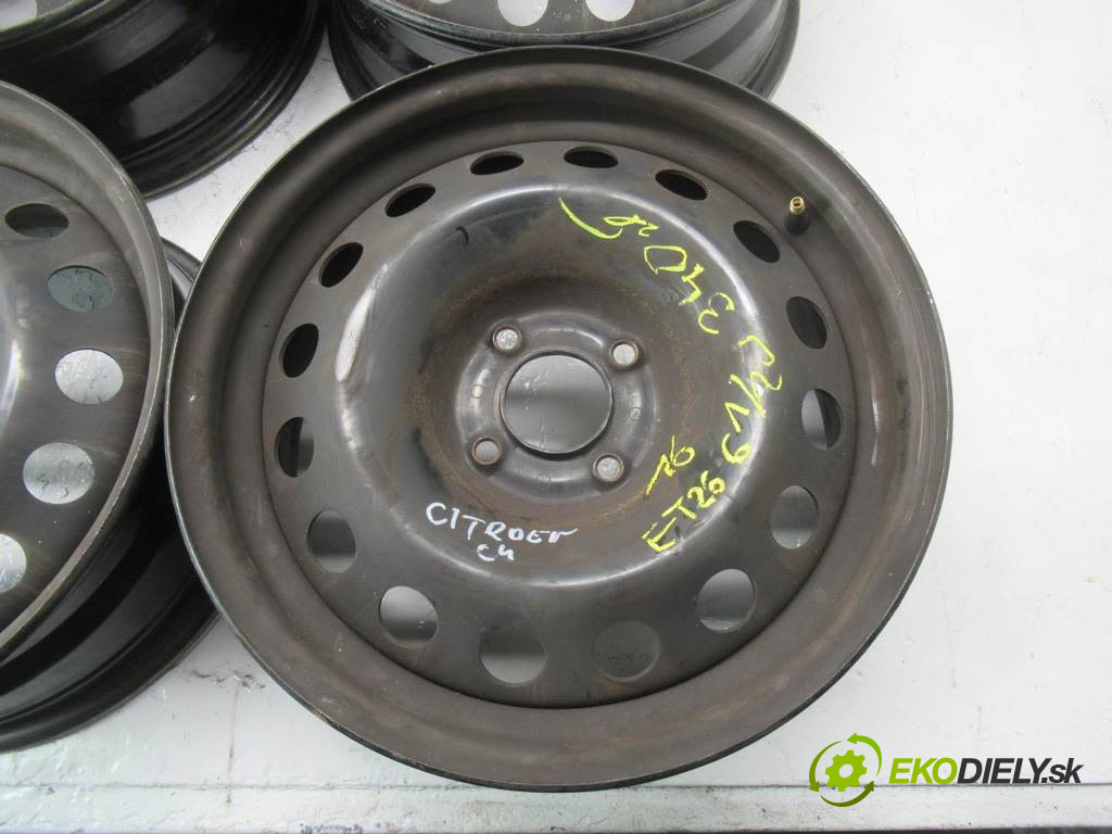 Citroen C4       0  disky plechové - 16